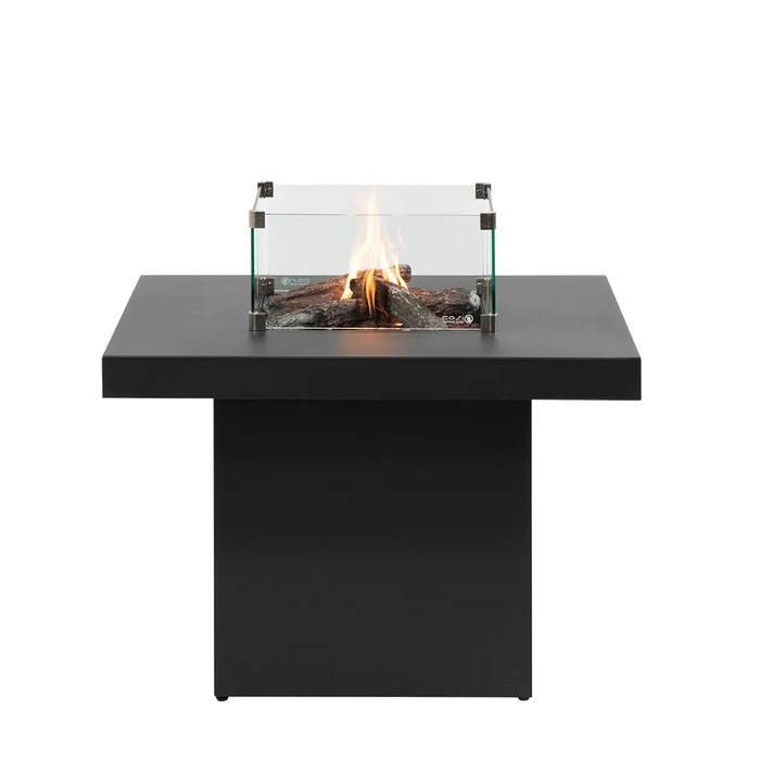 Cosibrixx 90 - Gas fire table - remaining stock including glass and hood