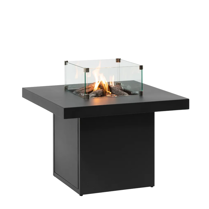 Cosibrixx 90 - Gas fire table - remaining stock including glass and hood