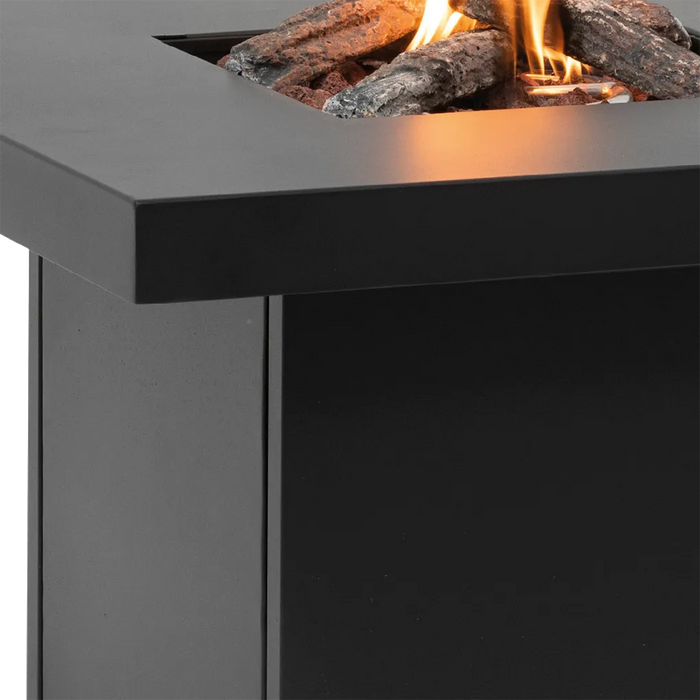 Cosibrixx 90 - Gas fire table - remaining stock including glass and hood