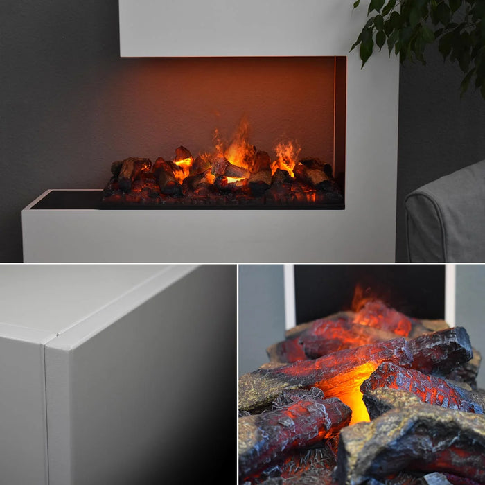 Mozart - Electric fireplace - Opti-Myst