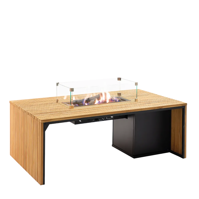 Cosibridge 140 - Teak - Gas fire table