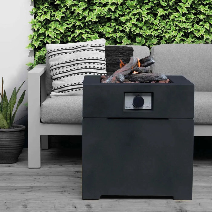 Cosibrixx 60 Anthracite - Gas fire table