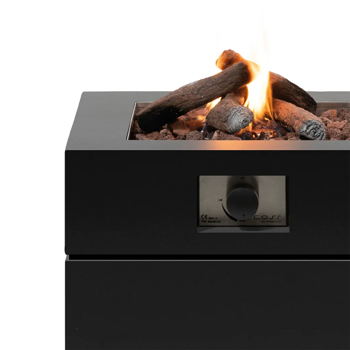 Cosibrixx 60 Anthracite - Gas fire table