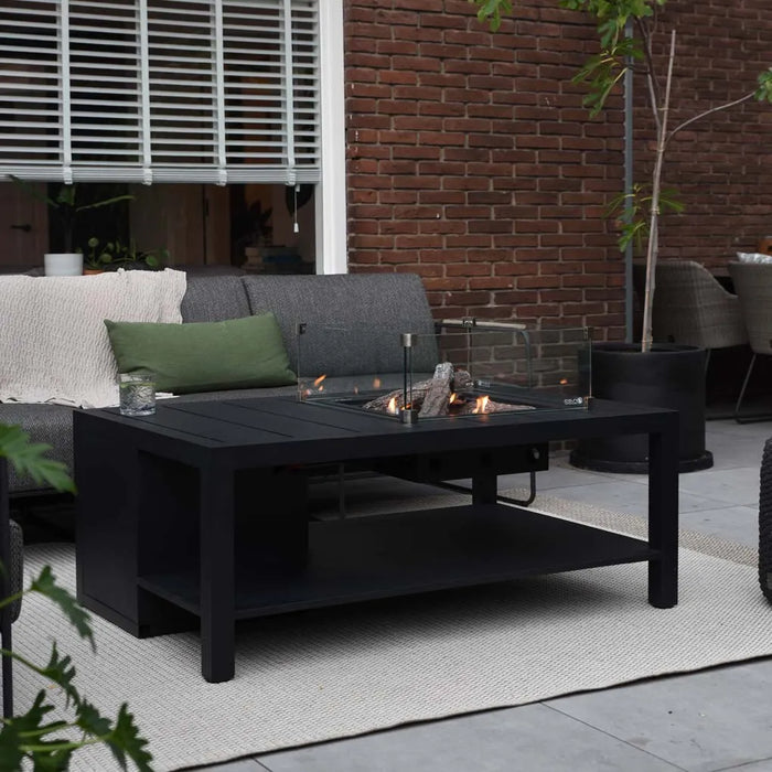 Cosiflow - Straight - Anthracite - Gas fire table