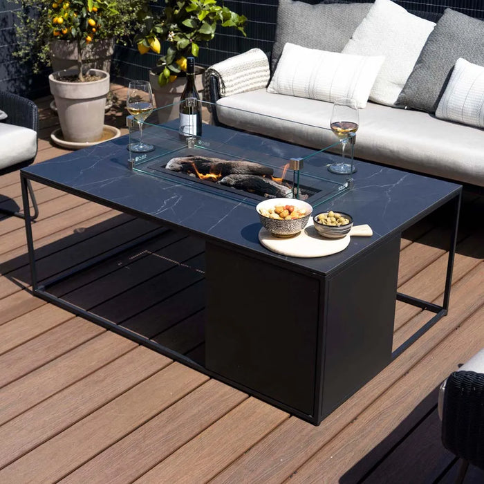 Cosidesign - Black Marble - Premium Gas Fire Table