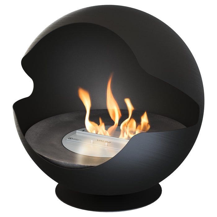 Globe Black Low - Black - Ethanol fireplace