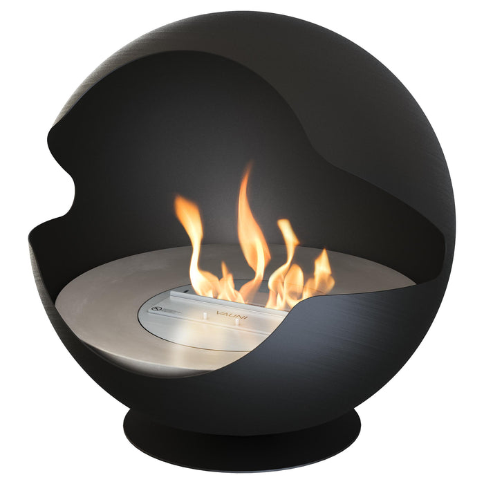 Globe Black Low - Black - Ethanol fireplace