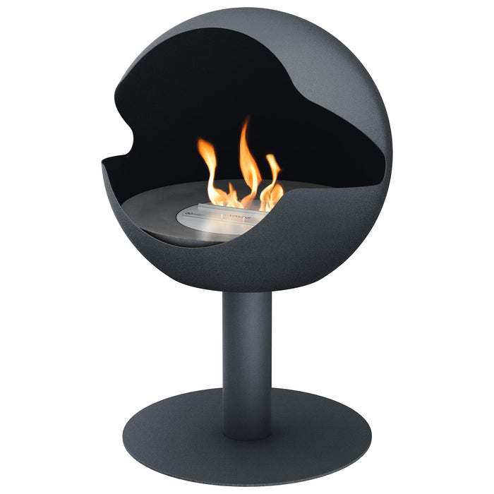 Globe Frozen Grey High - Grey - Ethanol fireplace