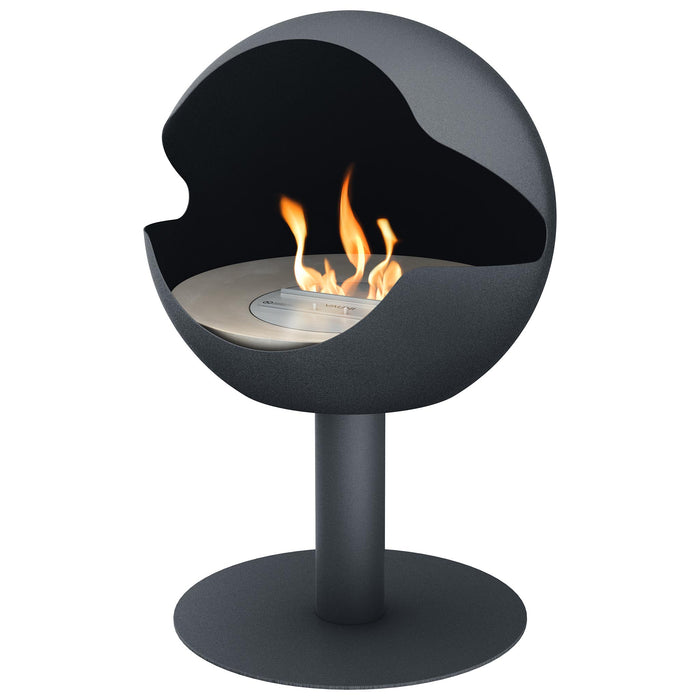 Globe Frozen Grey High - Grey - Ethanol fireplace