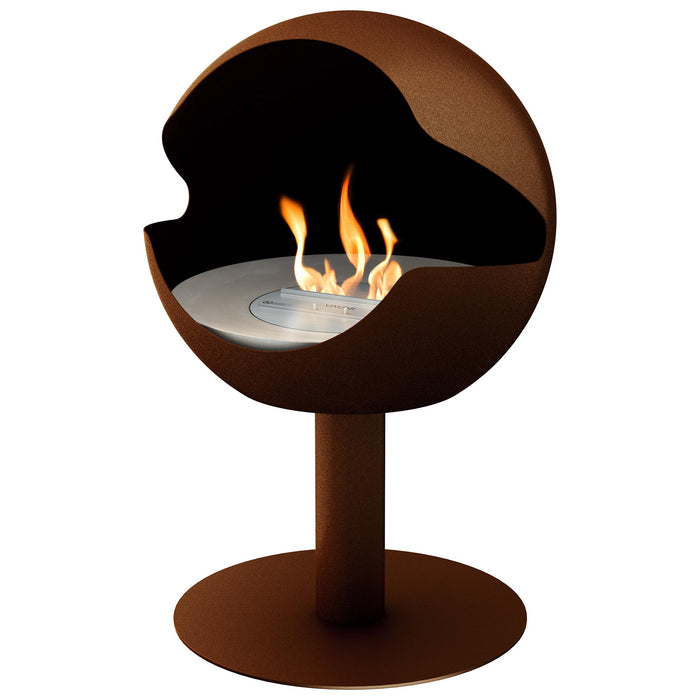 Globe Nordic Rust High - Rust brown - Ethanol fireplace