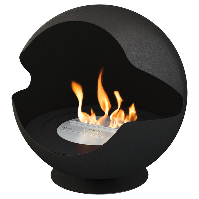 Globe Stellar Black Low - Black - Ethanol fireplace