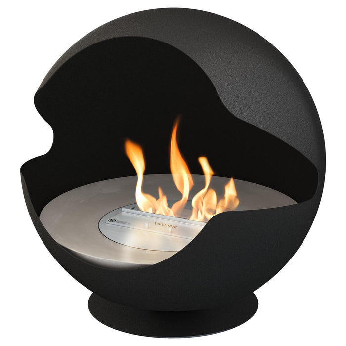 Globe Stellar Black Low - Black - Ethanol fireplace