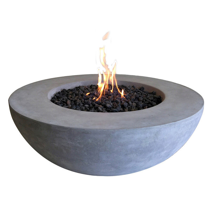 Etna grigio - tavolo con fuoco a gas