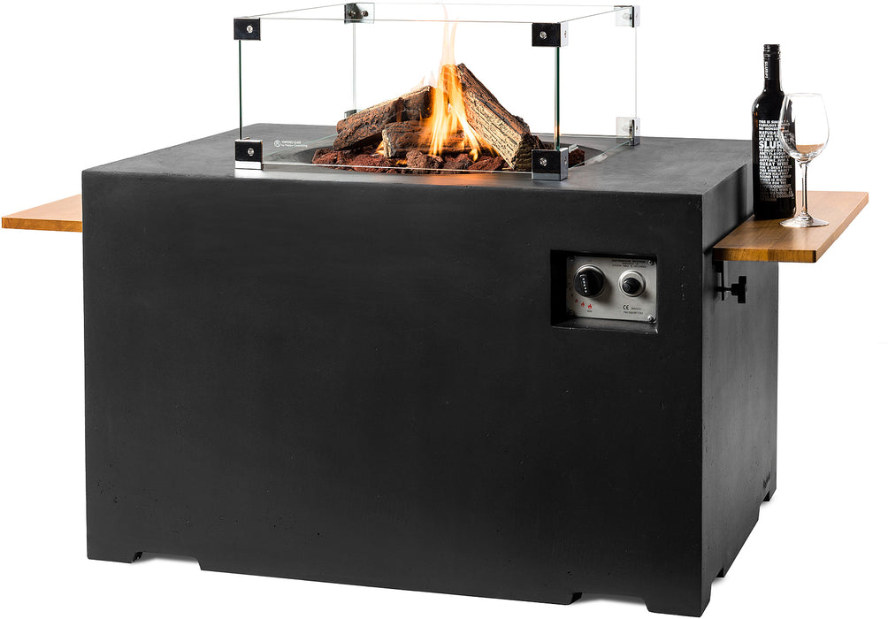 Angolo Grande - gas-powered garden fireplace