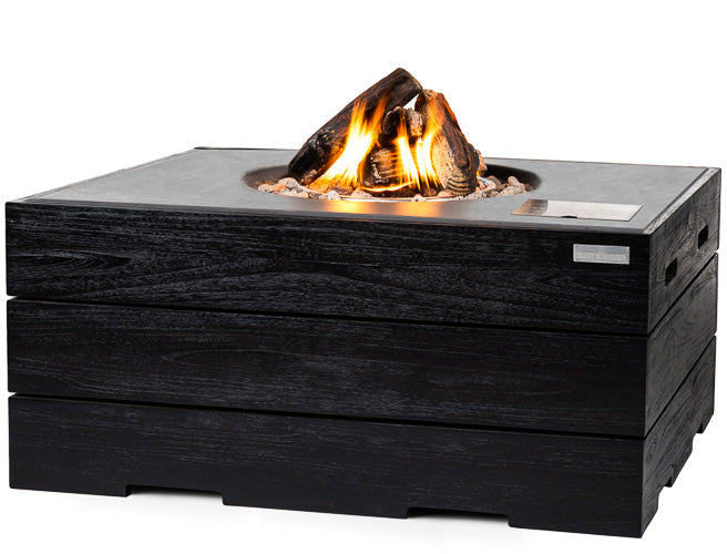 Angolo Nero - gas-powered garden fireplace