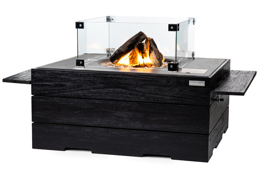 Angolo Nero - gas-powered garden fireplace