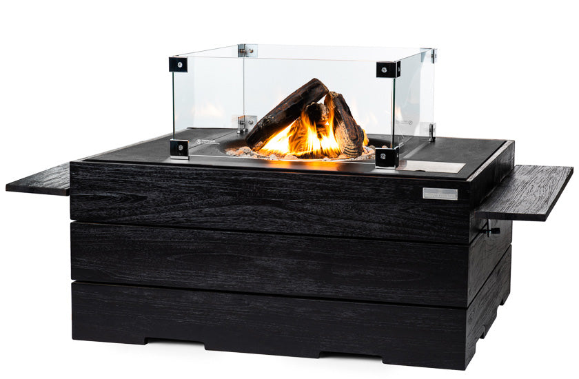 Angolo Nero - gas-powered garden fireplace