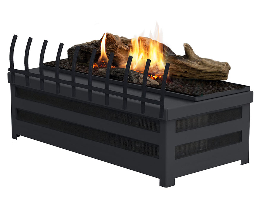 Basket Fire Logs - Burning insert