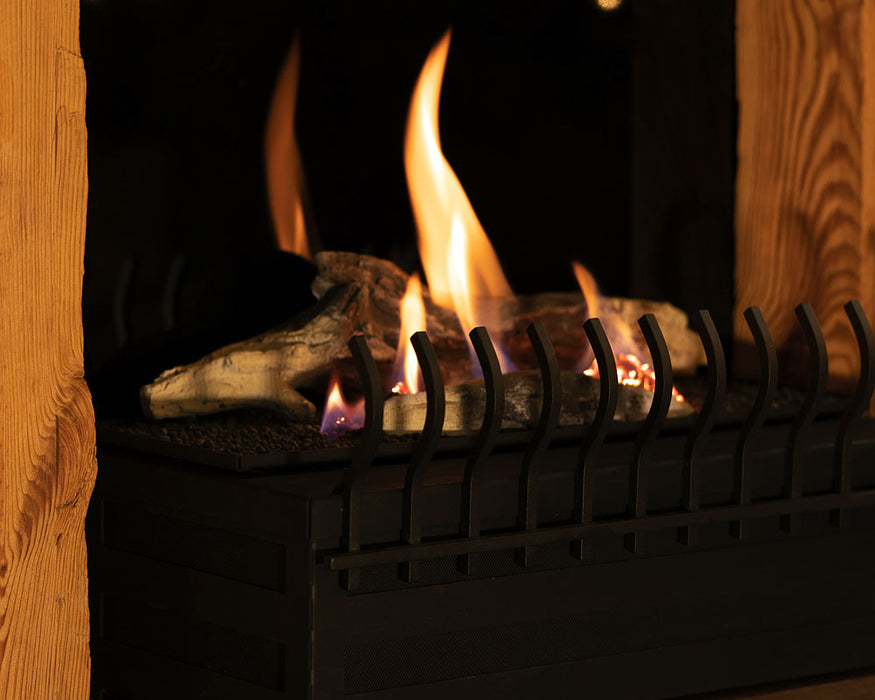 Basket Fire Logs - Burning insert