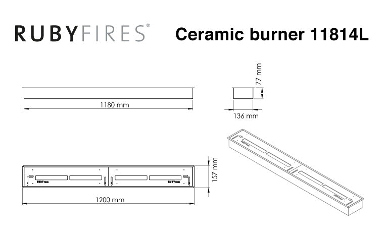 Bio Burner XXL - 11814 LB - Ethanol Burner Box