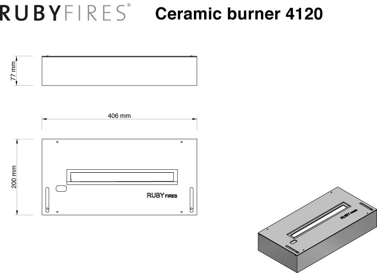 Bio Brenner M - 4120 B - Ethanol-Brennbox