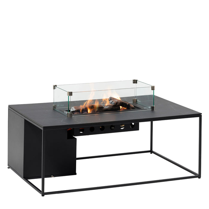 Cosidesign - Marmo Nero - Tavolo da fuoco a gas Premium