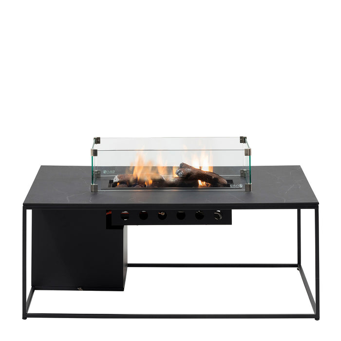 Cosidesign - Marmo Nero - Tavolo da fuoco a gas Premium