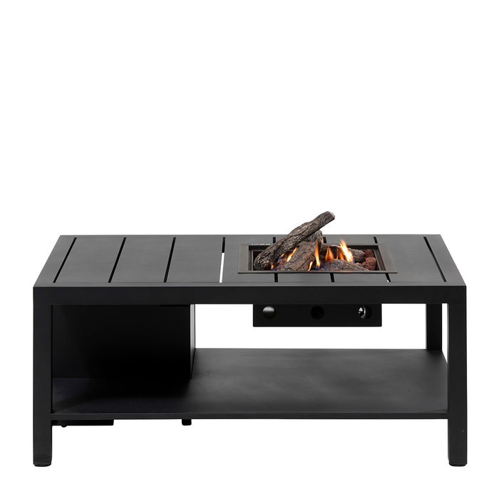 Cosiflow - Straight - Anthracite - Gas fire table