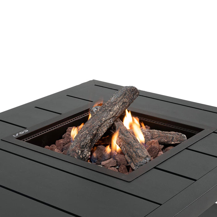 Cosiflow - Straight - Anthracite - Gas fire table