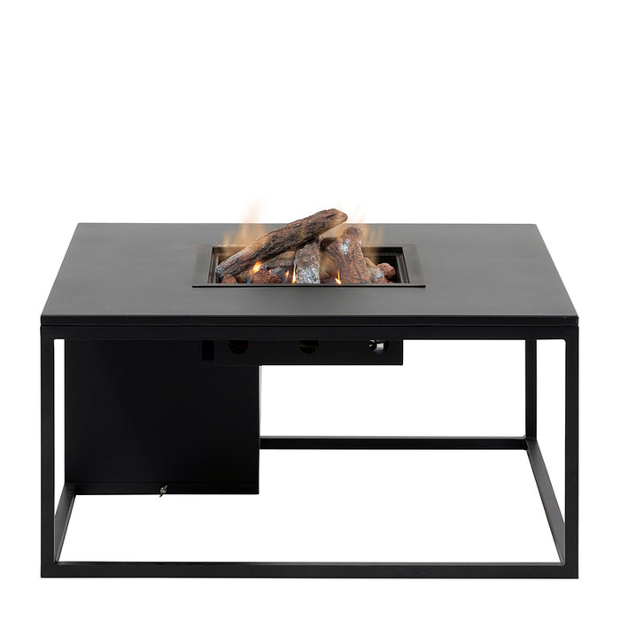 Cosiloft 100 - Black Black (Alu) - Gas fire table