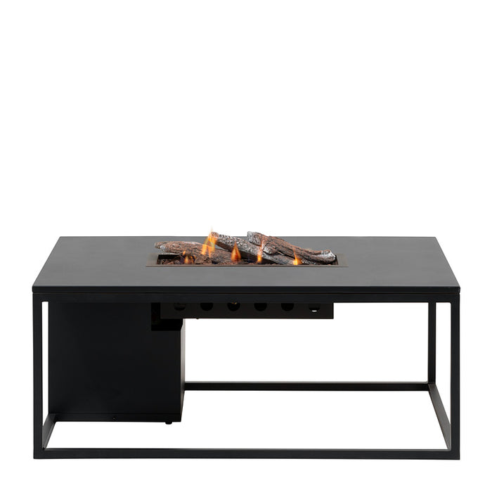 Cosiloft 120 - Black Black (Alu) - Gas fire table