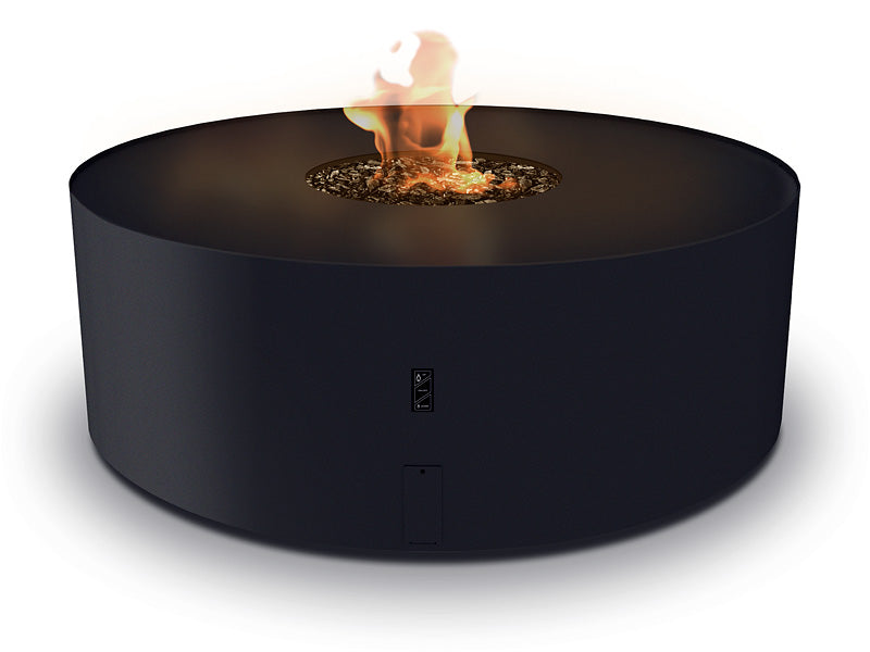 Galio Fire Pit Black - Automatic gas fireplace