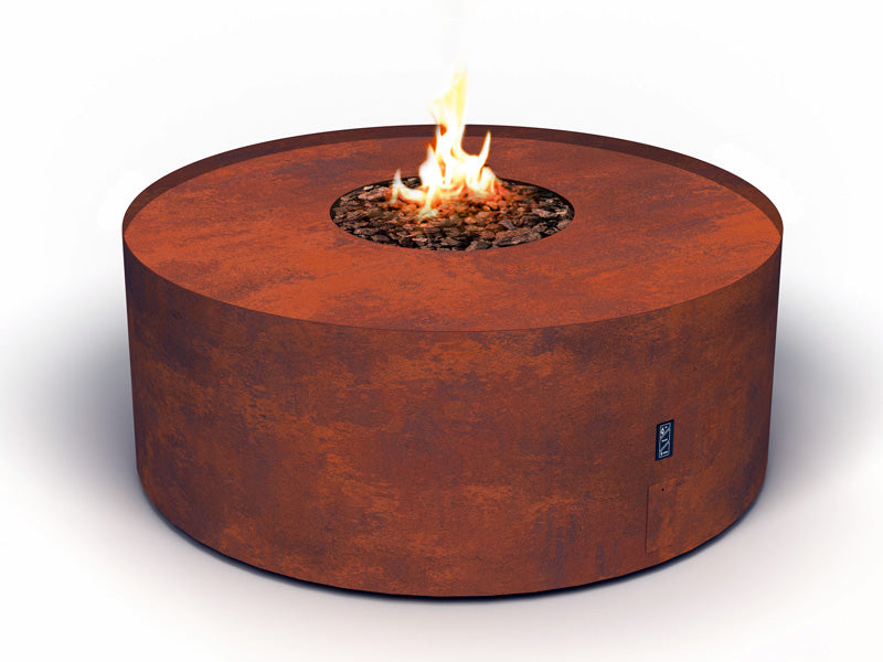 Galio Fire Pit Corten - Gas fireplace automatic