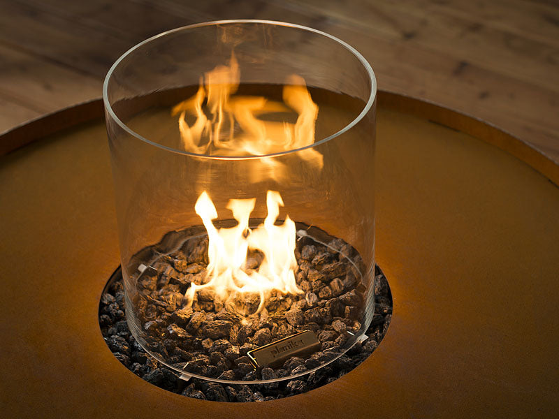 Galio Fire Pit Corten - Gas fireplace automatic