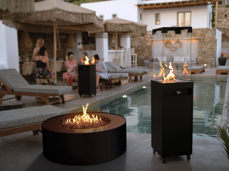 Galio Star Black - Automatic gas fireplace