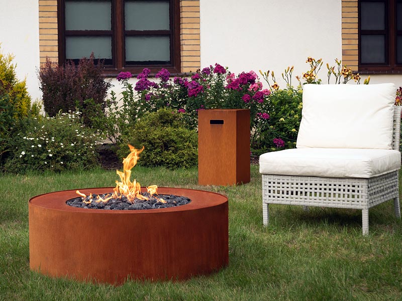 Galio Star Corten - Gas fireplace automatic