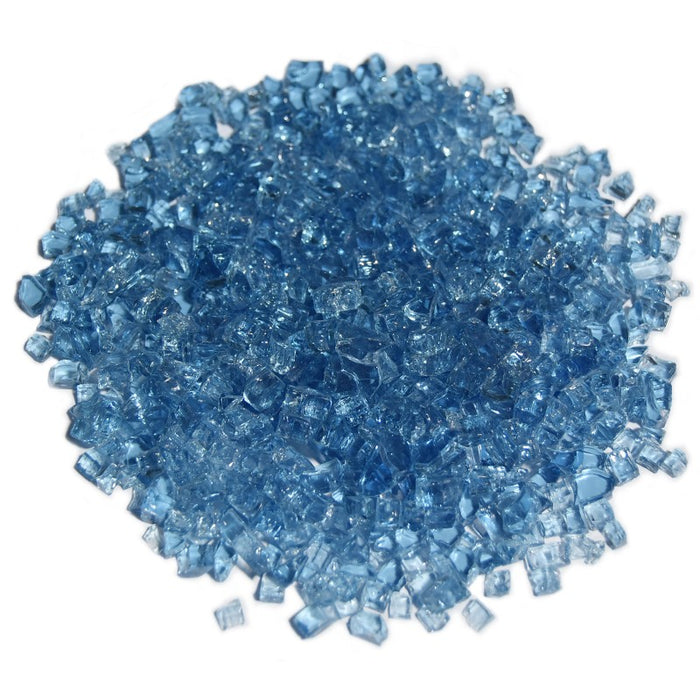 Glas-Steine - Caribbean-Blue