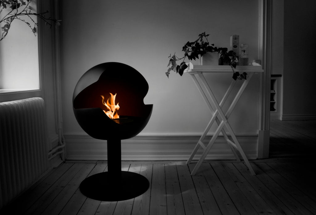 Globe Black High - Black - Ethanol fireplace - Ethanol fireplace