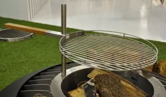 Grill grate for fireplace