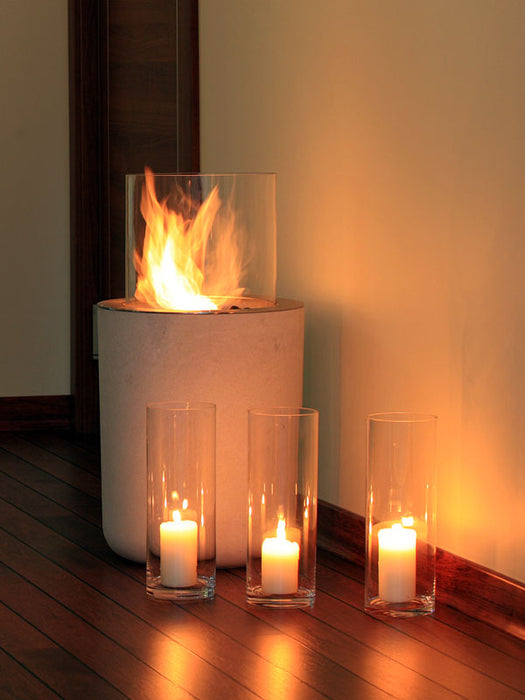 Jar - Bio-ethanol concrete fire column