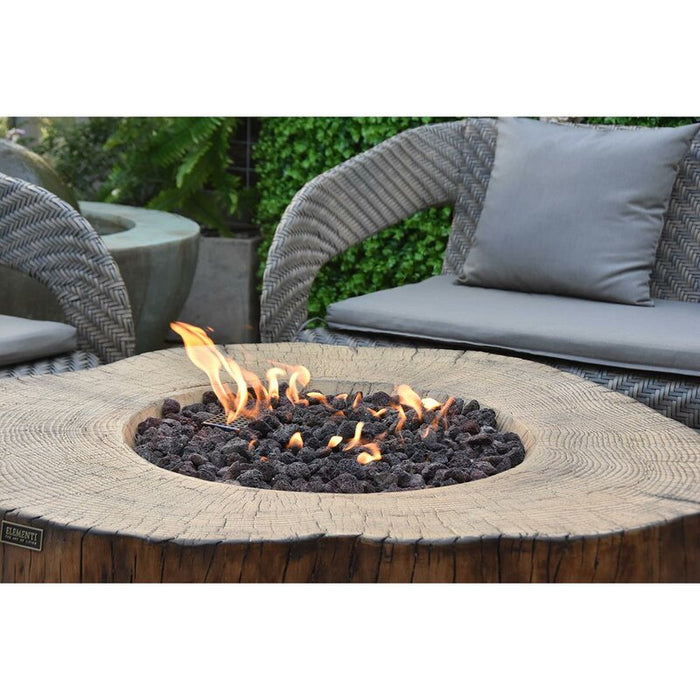 Manchester Redwood - Gas Fire Table