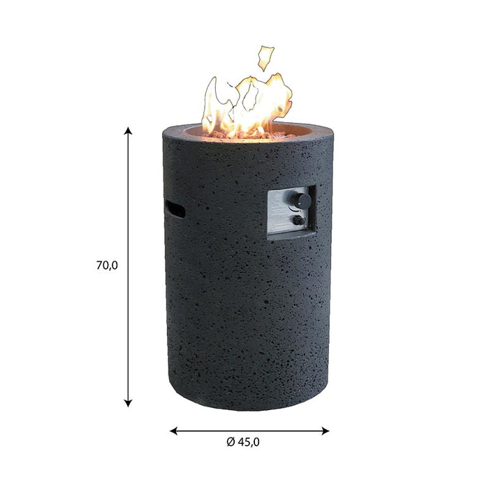 Merapi - Gas-Feuersäule -AUSSTELLUNGSSTÜCK - AUSVERKAUFT