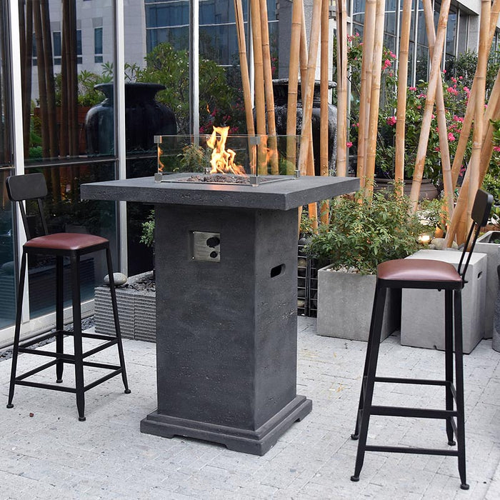 Montreal - Gas Fire Bar Table