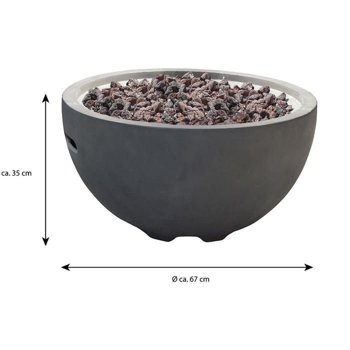 Nantucket - Gas Fire Bowl