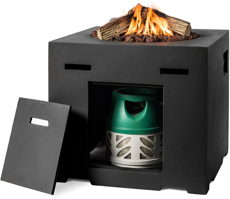 Angolo Grande - gas-powered garden fireplace