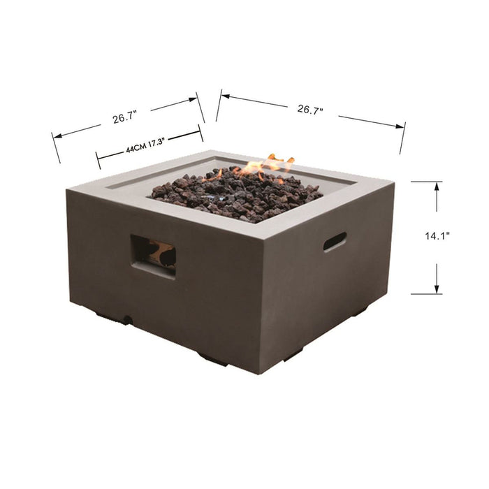 Ridgefield - Gas fire table (1 copy in stock at a special price of €536.00)