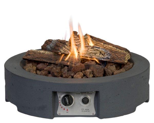 Tondo Piatto - gas-powered garden fireplace