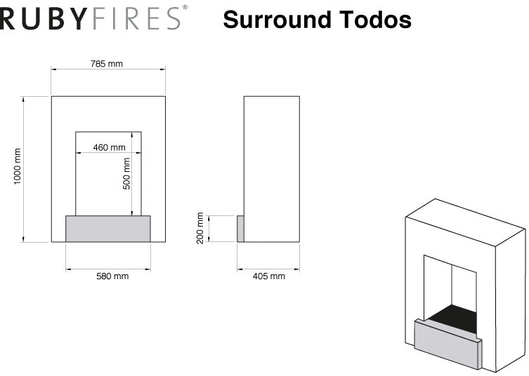 Todos - Ethanol fireplace