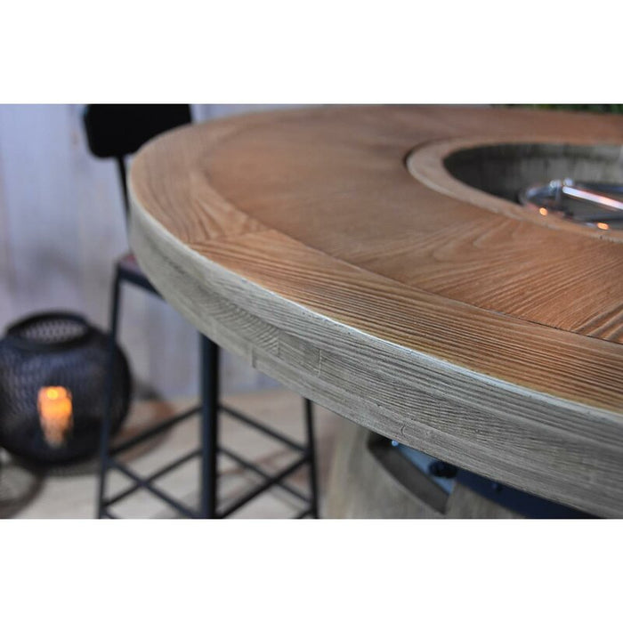 Tuscany - Gas fire bar table